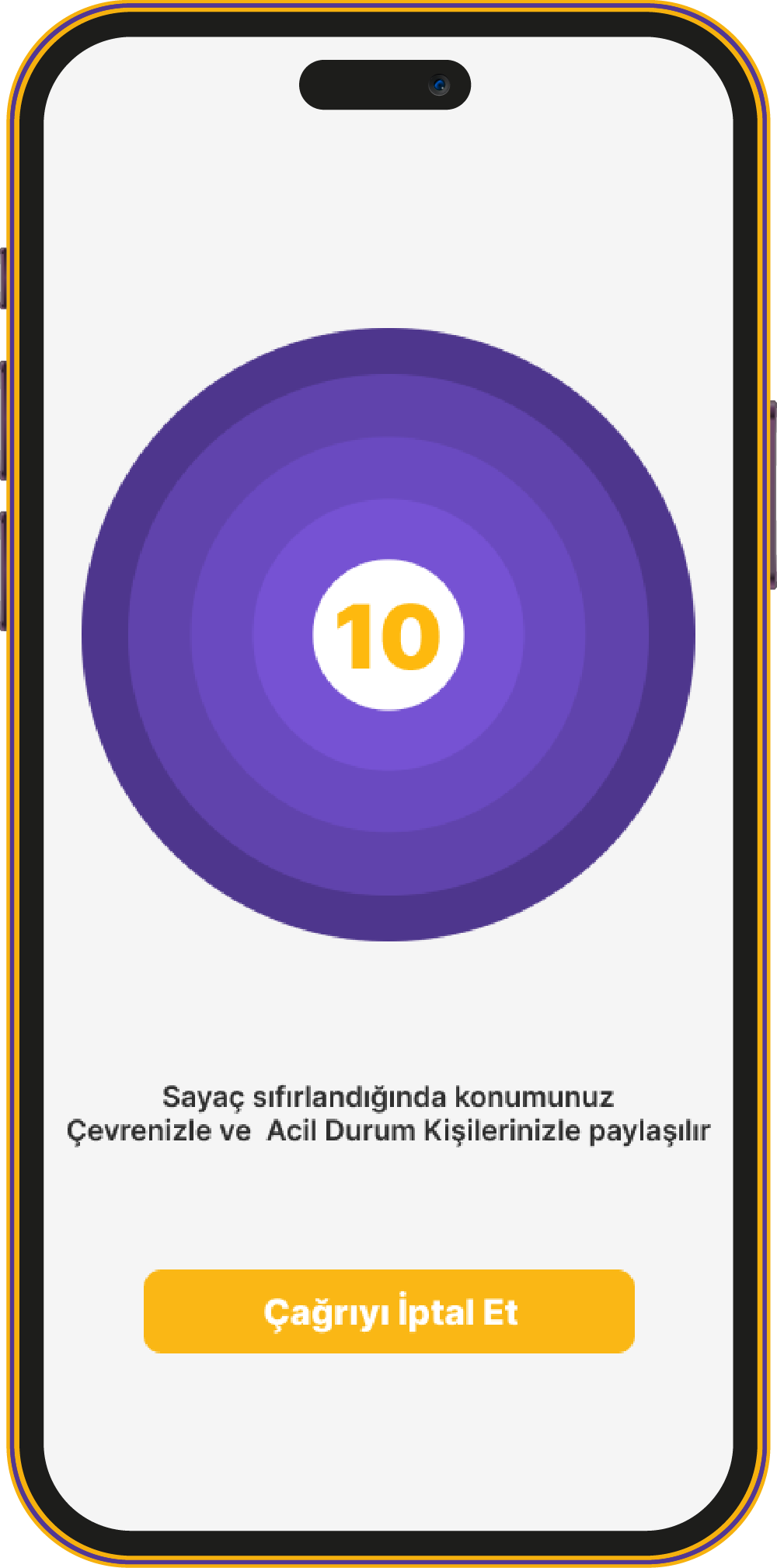 Acil Durum ekranı